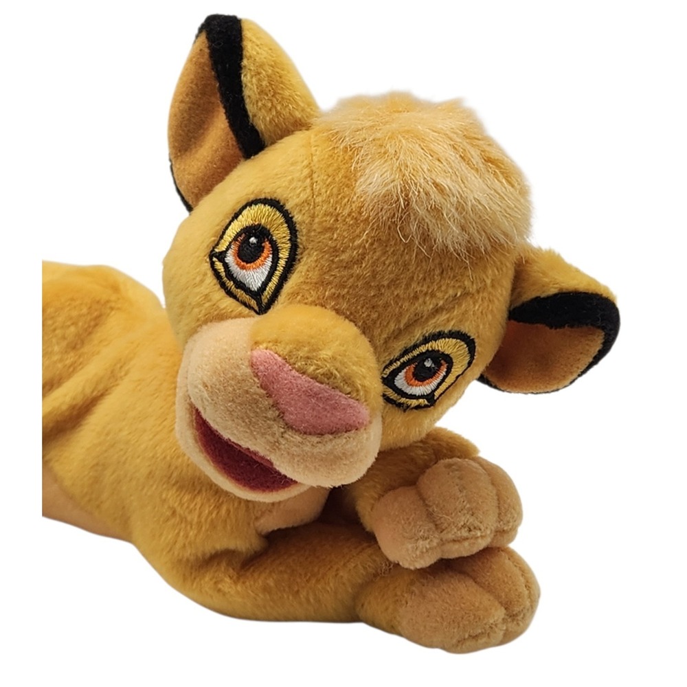 Disney Lion King Simba Plush Stuffed Animal Cub 9 Inch Laying Toy